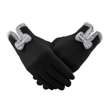 Clearance! Fdelink Women Winter Gloves Warm Touchscreen Gloves Windproof Gloves for Women Girls Ladies Winter Using, Warm Gloves (Black)