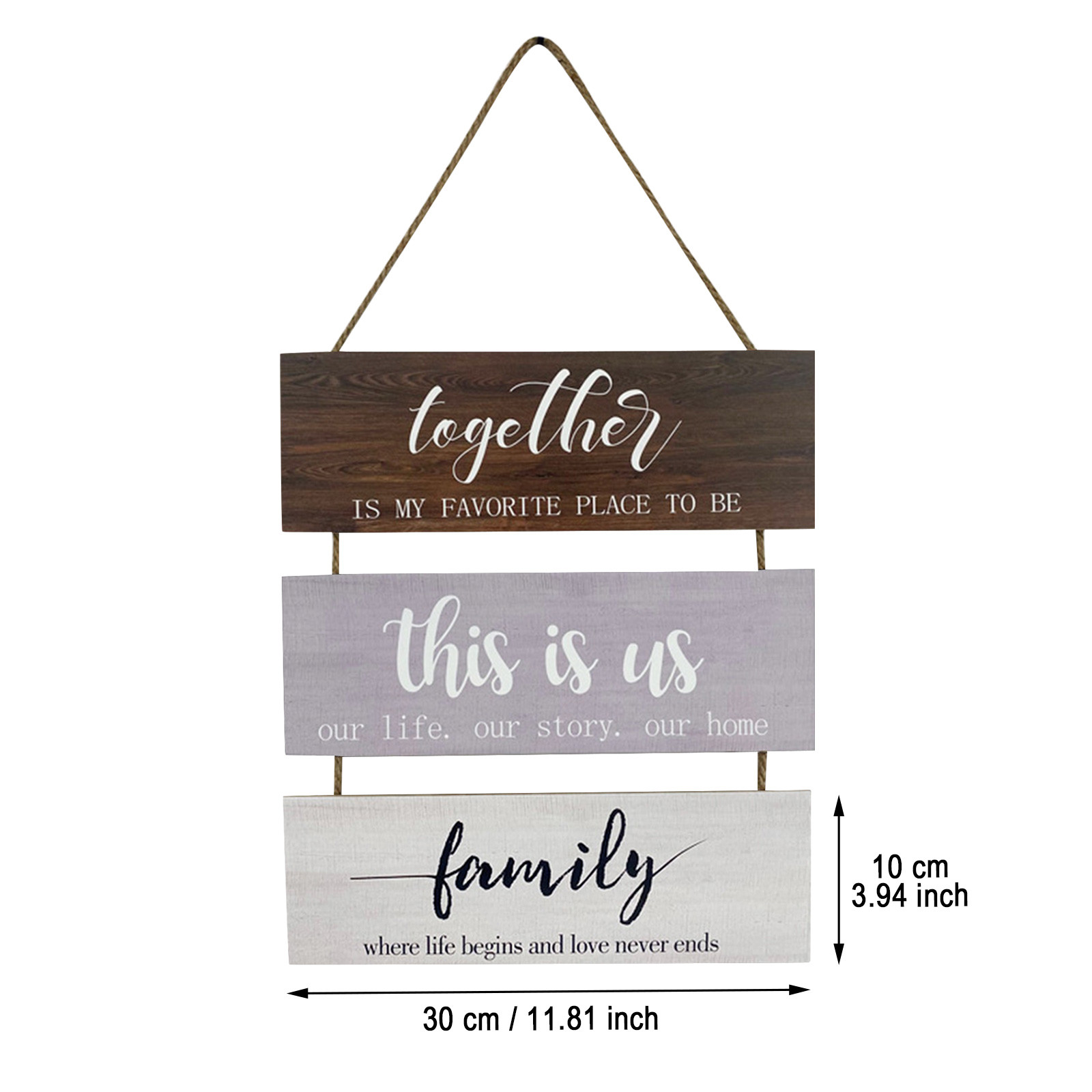 Clearance! Feinib Decorative Hanging Sign Decorative Wooden Signs Rustic Farmhouse Wooden Wall