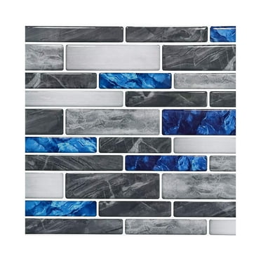 Clearance! Fenull 1Set 10Pc Self Adhesive Tile 3D Sticker Kitchen Bathroom Wall Sticker Decoration, Sticker Clearance Sale, 1 Set of 10 Pcs Wall Stickers