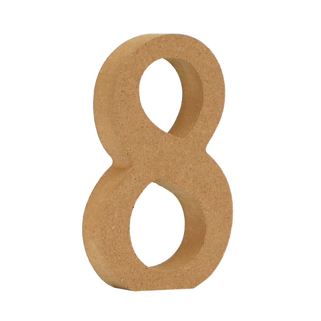Clearance! Fenull Desktop Ornament, Wood Wooden Letters White Alphabet Wedding Birthday Party