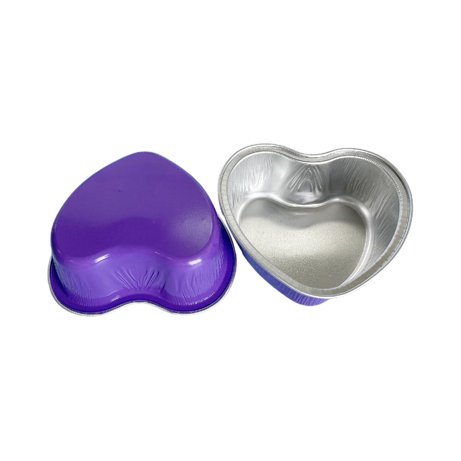 Clearance! Fenull Dessert Mold, Disposable HeartShaped Cake Pan Purple