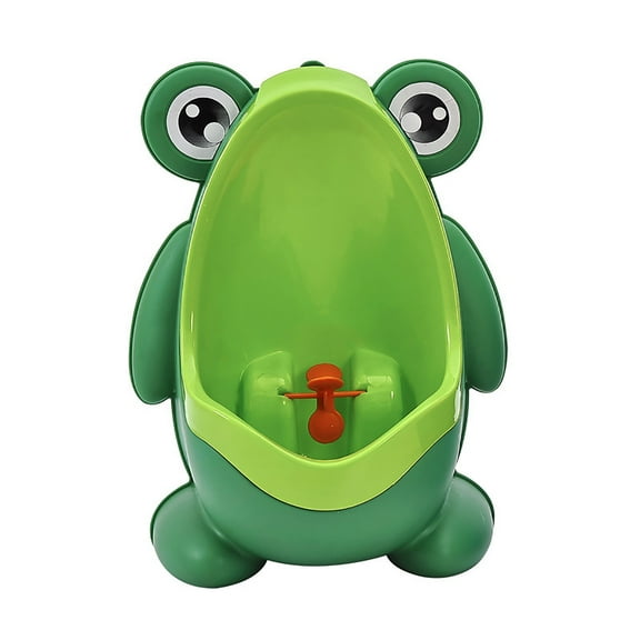 Clearance! Fenull Kids Urinal Frog Cartoon Design Boy Toilet Potty Training Urinal Wall Hung Urinal 1Pcs, Urinal Clearance Sale, 1X Urinal (Detachable) 1X Suction Cup Green