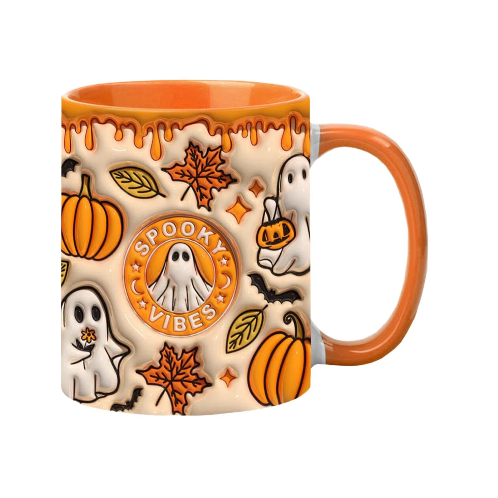 Clearance! Fenull Pumpkin Coffee Cup with Halloween Coffee Mug ...