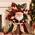 thumbnail image 1 of Clearance! Festive Quilted Christmas Door Hanging DIY Sewing Kit, Christmas Quilted Bow DIY Kit with Fabric, Batting, Thread, Templates & Instructions, Hanging Decor Kit for Door Wall Display, #13, 1 of 6