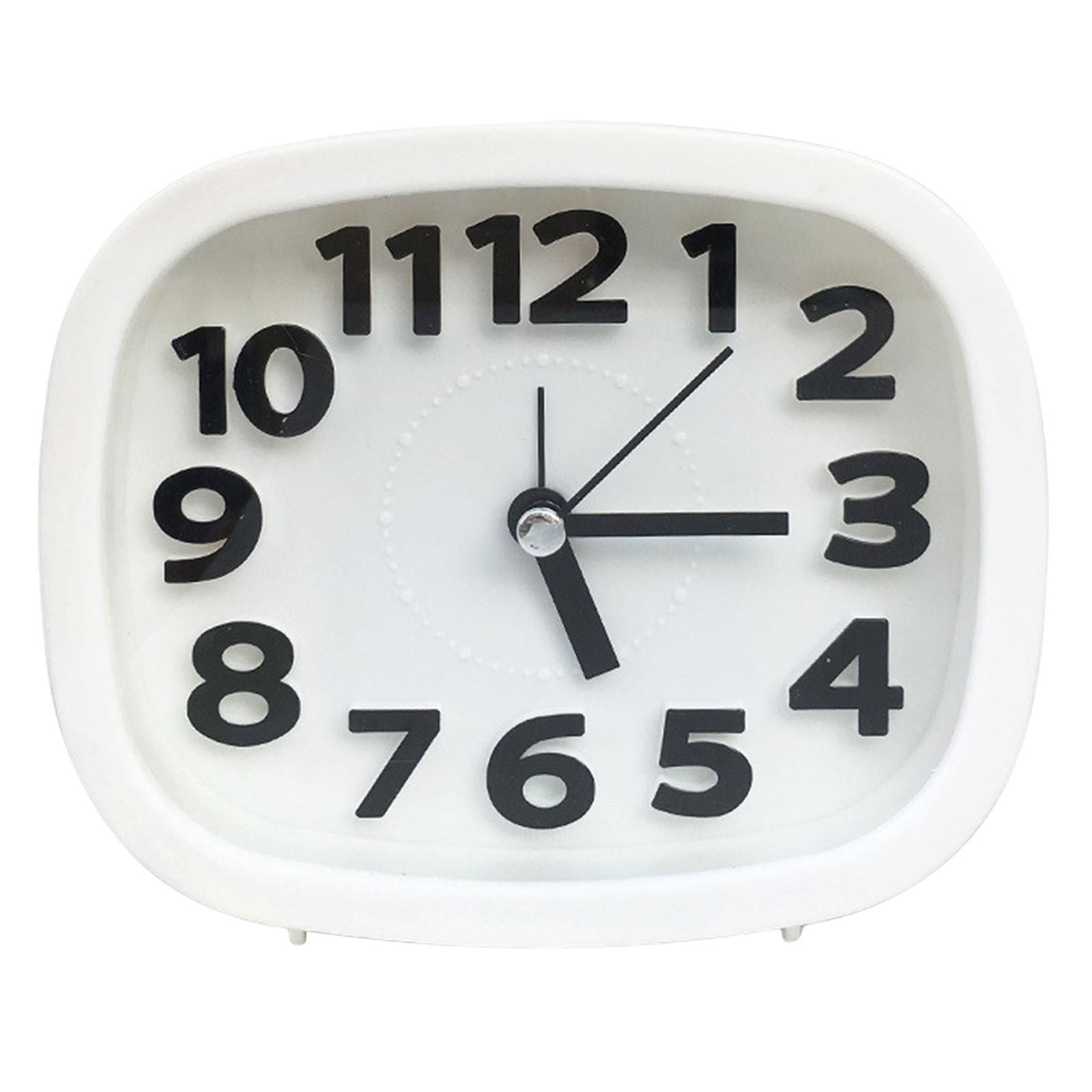 Clearance!Fimeskey Clock Battery Operated Non Ticking Plastic Small