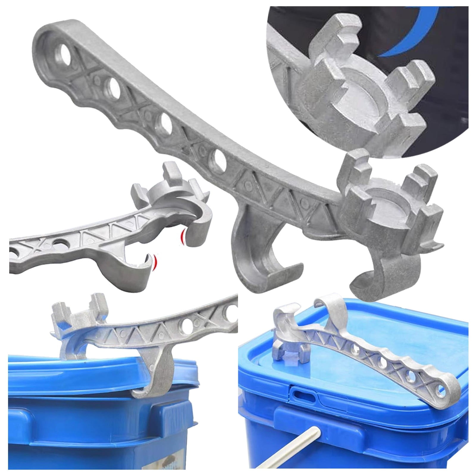 Clearance！Fimeskey Muti Function Metal Bucket Opener 5 Gallon Bucket