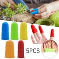 thumbnail image 1 of Clearance Finger Cuff under $5,5PCS Finger Protectors Hot Glue Finger Tips Silicone Finger Protectors 3 Sizes 5 A Pack, 1 of 9