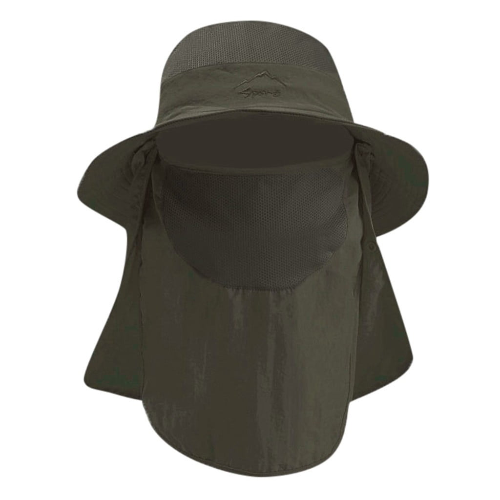 Clearance! Fishing Hat Sun Hat Boonie Solid Hat Cap Bucket Fishing