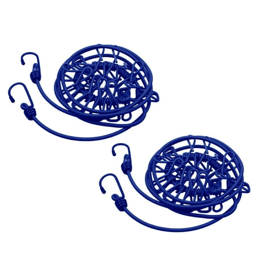 Clearance Fixed clip under $7,Portable Outdoor Clothesline With 12 Clothespins Beach Windproof Clothes Rack Super Elastic Clothesline 2PC