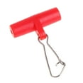 thumbnail image 1 of Clearance Fixing Clip under $1,Fishing Slip Clips With Plastic Head Swivel Snap Hook Slide Swivels Multi Purpose Fishing Accessories For Freshwater And Angling And Easy To Use, 1 of 8