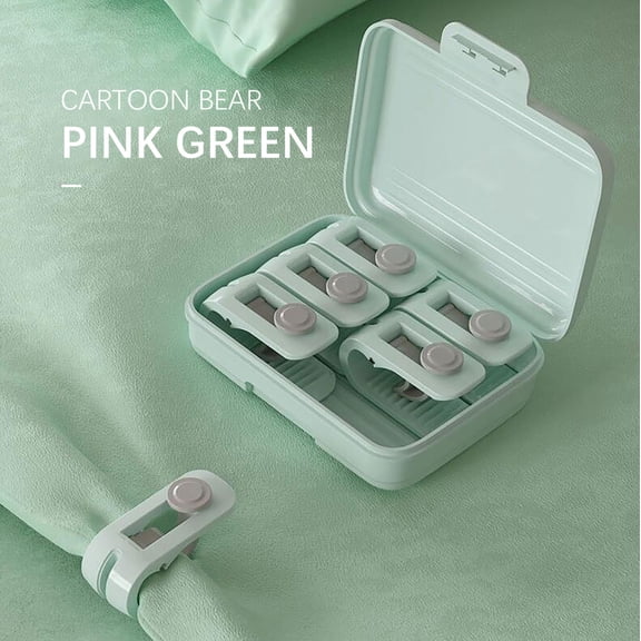 Clearance Fixing Clip under $5,6PCS Needle-free Quilt Retainer Quilt Buckle Needle-free Quilt Retainer Buckle Sheet Fixing Clip