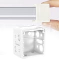 thumbnail image 1 of Clearance Fixing Clip under $5,Blind Brackets 1 Inch Window Blinds Headrail Holder Bracket Blinds Box Bracket White, 1 of 9