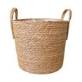 thumbnail image 1 of Clearance! Flower Pots Bamboo Basket Weaving Flower Basket, Dienrx Plant Basket Seagrass Basket Stylish Indoor Boho Basket Versatile Planter Basket Or Rattan Planter Woven Seagrass Baskets for Home, 1 of 6