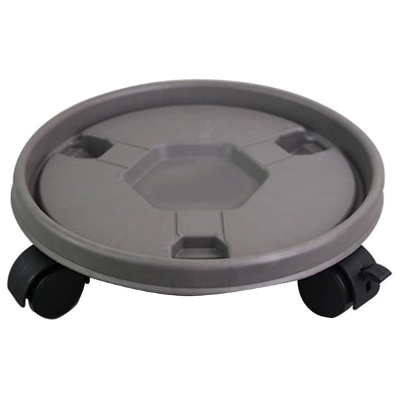 Clearance! Flower Pots under$10 Universal Wheel Mobile Tray Flower Pot Bottom Basin Support Roller Round Chassis
