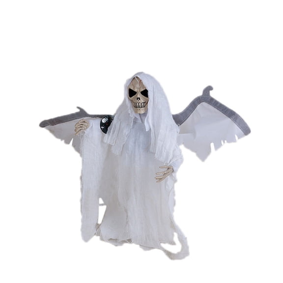 Clearance!Flying Ghost Halloween Electric Luminous Sound Control Decoration,Hanging Ghost Decoration,Light up Flying Ghosts for Front Door Porch Yard Tree Halloween Hanging Decorations