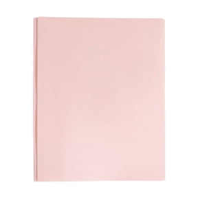 Clearance Folders With Pockets 3 Hole Punched 1Pc Plastic Folder Pink, Designed For Office And Classroom