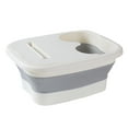 Clearance! Folding Massage Foot Wash Basin Foot Bath Bucket Home