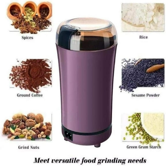 Clearance Food Blender under $20,Grinding Machine Grain Mill Crusher 150w Household Small Chinese Herbal Dry Mill One Button Start Electric Coffee Grinder For