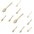 thumbnail image 1 of Clearance Food Clips under $20 Wooden Spoons For Cooking Nonstick Kitchen Utensil Set Wooden Spoons Cooking Utensil Set Non Scratch Natural Teak Wooden Utensils For Cooking, 1 of 9