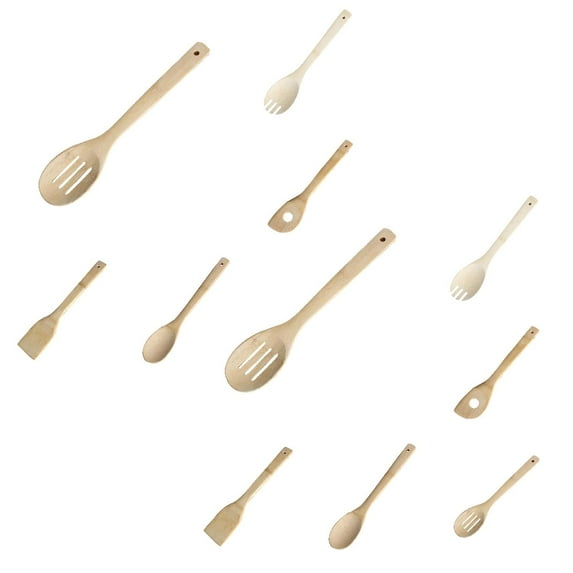 Clearance Food Clips under $20 Wooden Spoons For Cooking Nonstick Kitchen Utensil Set Wooden Spoons Cooking Utensil Set Non Scratch Natural Teak Wooden Utensils For Cooking