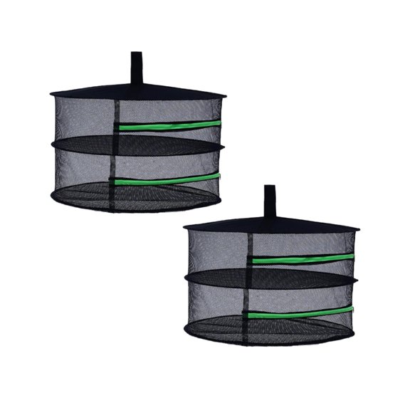 Clearance Food Storage under $20 Drying Rack Hanging Drying Rack Mesh Drying Net With Zipper 2ft Drying Rack With Garden Gloves Hook For Drying Herb Bud Grass Hydroponic Plants