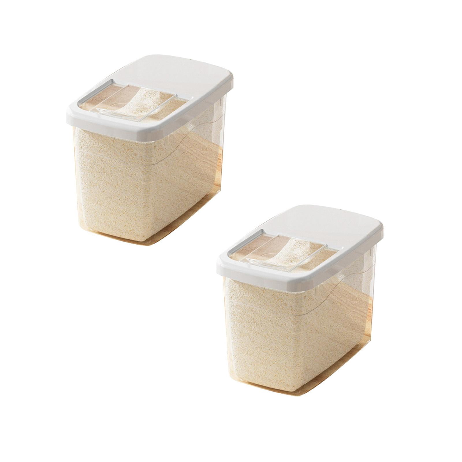Clearance Food Storage under $20 Rice Storage Box Rice Dispenser Rice ...