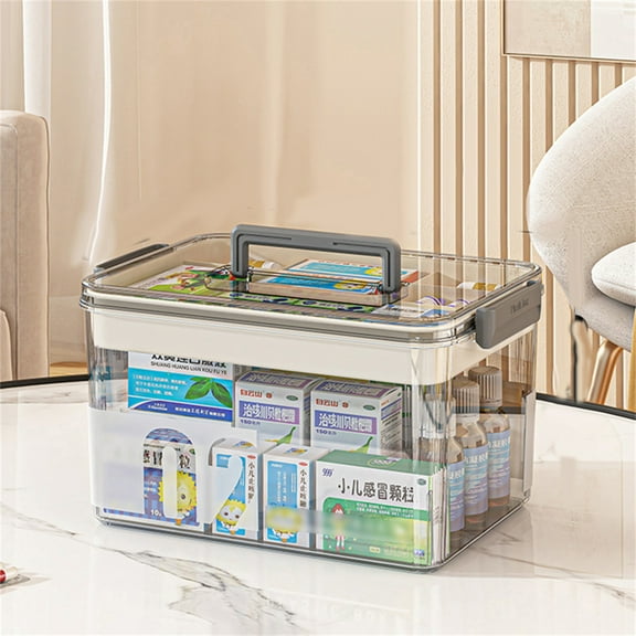 Clearance Food Storage under $20,Storage Box Transparent Kit Storage Items Storage Transparent Multi Compartment Storage Box For Items Household Large Capacity Storage Box