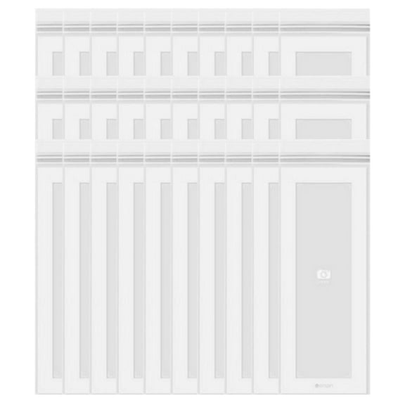 Clearance Food Storage under $5,13" Long Freezer Bags Double Seal Reusable Produce Bag Easy Open Resealable Plastic Bags For Carrot Spaghetti And Asparagus Storage (30 Count)