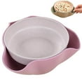 thumbnail image 1 of Clearance Food Storage under $5,Collecting Snack Bowl Double Dish Serving Bowl Pistachio Bowl Double Dish PP Snack Bowls Candy Bowl With Food Waste Snack Serving Bowl For, 1 of 8
