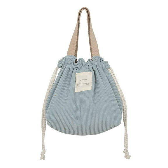 Clearance Food Storage under $6 Drawstring Cosmetic Bag Japanese Tote Bag Corduroy Makeup Bag Travel Storage Organizer Corduroy Canvas Lunch Bag Dinner Container Food Storage Bags