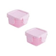 thumbnail image 1 of Clearance Food Storage under $6 Mini Plastic Food Storage Containers With Lids Small Airtight Containers Square School Lunch Containers For Children Leftover Food Containers, 1 of 5