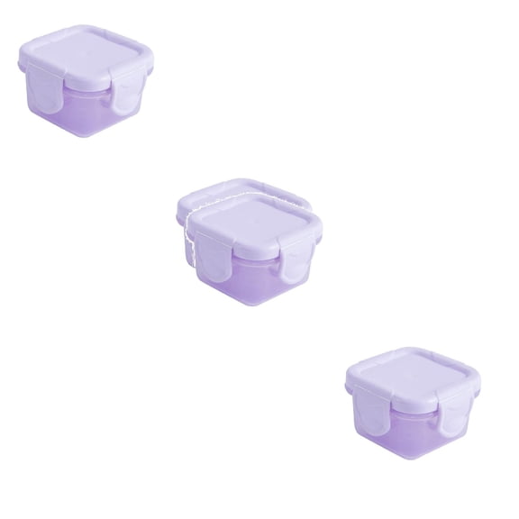 Clearance Food Storage under $6 Mini Plastic Food Storage Containers With Lids Small Airtight Containers Square School Lunch Containers For Children Leftover Food Containers