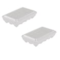 thumbnail image 1 of Clearance Food Storage under $7 24 Grids Transparent Drawer Space Quality Eggs Storage Box Rolling Plastic Egg Holder Basket Organizer For Kitchen Fridge, 1 of 4