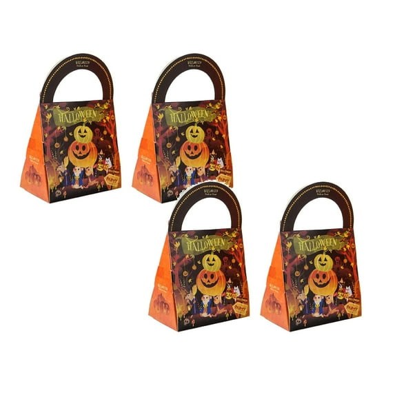 Clearance Food Storage under $7 2pcs Halloween Candy Bags 15 Pcs Halloween Paper Bags Trick Or Halloween Sweet Goodie Bags Halloween Cookie Boxes Halloween Party Gift Bags