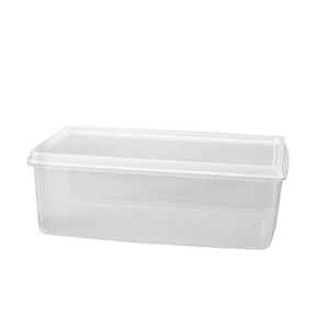 Clearance Food Storage under $7 Freshness Preservation Box Plastic Rectangular Transparent Sealed Refrigerated Box Refrigerator Commercial Storage Box For Fruit And Meat Food Storage Box