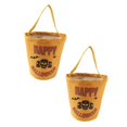 thumbnail image 1 of Clearance Food Storage under $7 Halloween Trick Or Bag Pumpkin Canvas Candy Tote Bucket Multipurpose Portable Reusable Bucket Best Halloween Party Gifts, 1 of 7
