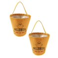 thumbnail image 1 of Clearance Food Storage under $7 Halloween Trick Or Bag Pumpkin Canvas Candy Tote Bucket Multipurpose Portable Reusable Bucket Best Halloween Party Gifts, 1 of 7
