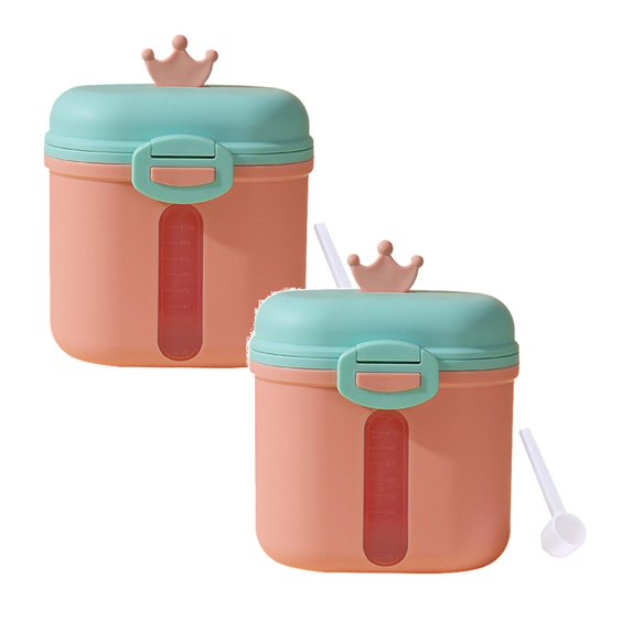 Clearance Food Storage under $8 Baby Formula Dispenser Formula Dispenser Portable Milk Powder Formula Dispenser With Scoop Formula Containers For Travel Hold 12.7oz/360g Formula