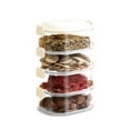 thumbnail image 1 of Clearance! Food Storage Four-Layer Spice Kitchen Flower Seasoning Sealed Jar, Dienrx 4 Pcs Stackable Kitchen Storage Box Seasoning Containers Stackable Kitchen Condiment Jars with Lids, 1 of 9