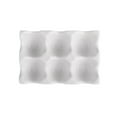 thumbnail image 1 of Clearance Food Storage under $10,6 Grids Ceramic Egg Holder Chicken Egg Trays Egg Storage Organizer For Refrigerator Countertop Display, 1 of 4