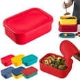 thumbnail image 1 of Clearance Food Storage under $10,Heat Silicone Lunch Box With Lid Leakproof Fresh Keeping Lunch Container For School, 1 of 4