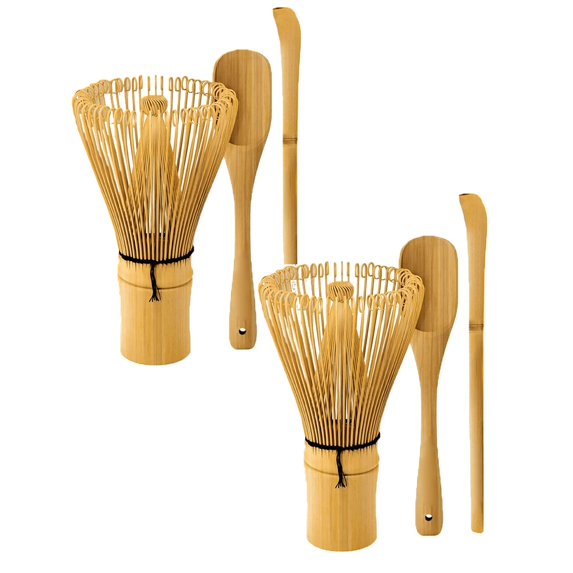 Clearance Food Storage under $20 Matcha Whisk Set Matcha Whisk Traditional Tea Spoon. Handmade From Natural