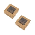 thumbnail image 1 of Clearance Food Storage under $6 2/4/6 Piece Paper Cup Cake Packaging Box Packaging Box Kraft Paper Mafen Cup Cake Box Egg Tart Box Son, 1 of 4