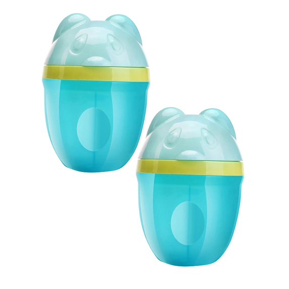 Clearance Food Storage under $6 Portable Infant Baby Three Lattice Powder Dispenser Formula Storage Box Container For Outing