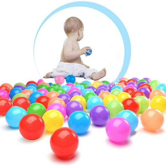Clearance!Fragarn 20/50/100PCS Kids 5.7cm Pit Balls Baby Toys Ocean Balls For Play Pool Fun Colorful Soft Plastic Ocean Ball