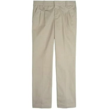 Clearance French Toast Girls Adjustable Waist Pleated Twill Bootcut Pants