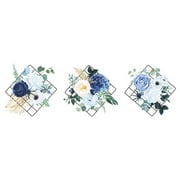 Clearance!!!Fresh Floral Peel and Stick Wall Decals Stickers Decor Removable Mural Stickers Home Decorations for Bedroom Bathroom TV Wall Art Decor Window, Floor, Wall, Furniture