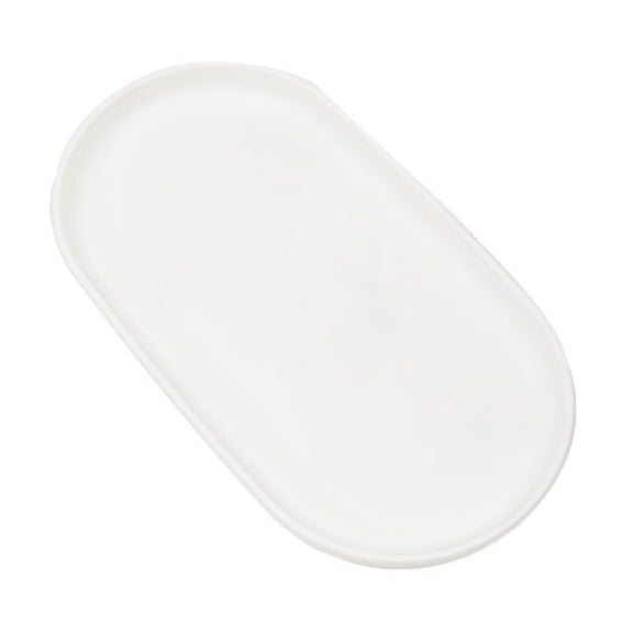 Clearance Fruit Plate under $5,Dessert Tray Grade Simple Style Smooth Edge Multipurpose Storage Tray Oval Storage Tray Dish Dinner Plate Kitchen