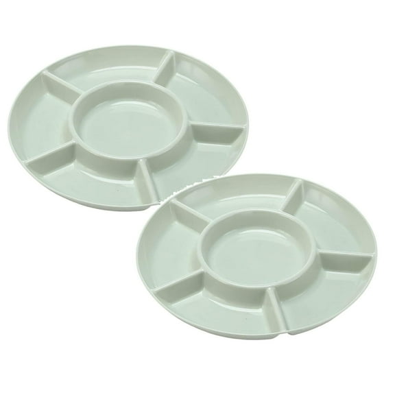 Clearance Fruit Plate under $7 Food Storage Tray Nut Platter Candy Snacks Server Dish Divided Dried Fruit Snack Plate Serving Platter For Party