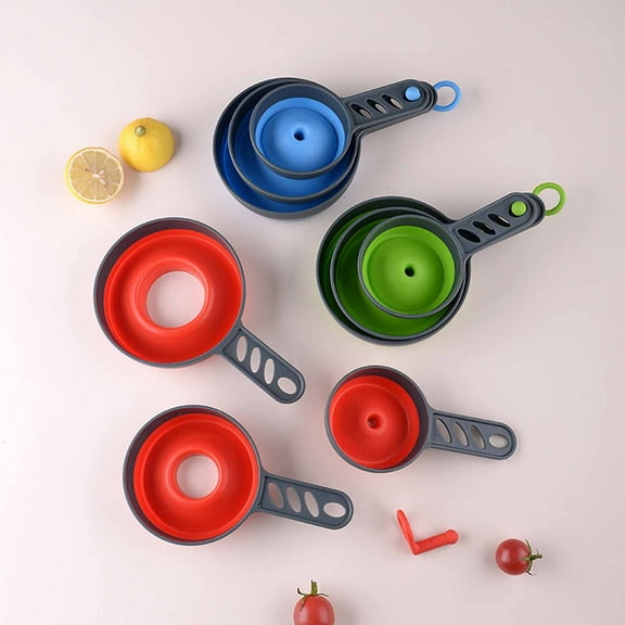 Clearance Funnel under $5 3 Pcs Kitchen Funnels Silicone Funnels For Liquid Transfer Wide Mouth Funnels For Mason Jars Large Medium